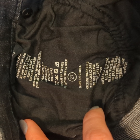 Blank NYC The Fulton black denim shorts - size 27 - Picture 3 of 4